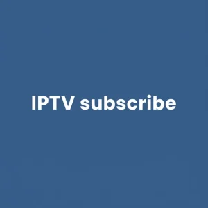 IPTV subscribe package displayed on a smart TV streaming dashboard interface