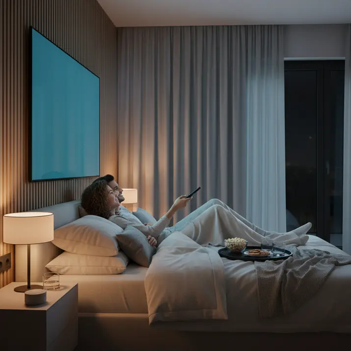 Night IPTV streaming on Firestick with VOD and live channels