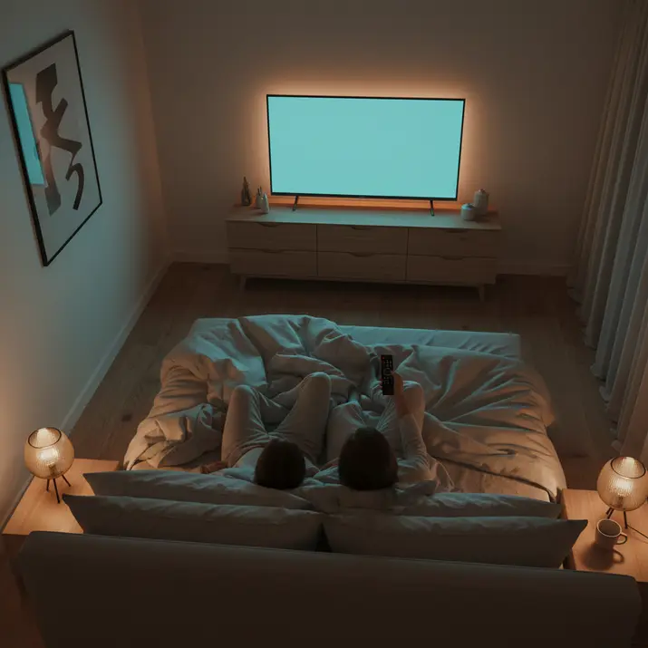 Nighttime IPTV streaming on Firestick with UK channels