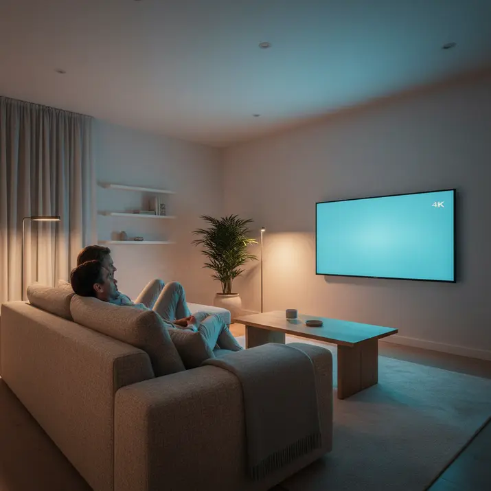 Premium Smart TV streaming setup for legal IPTV in the UK