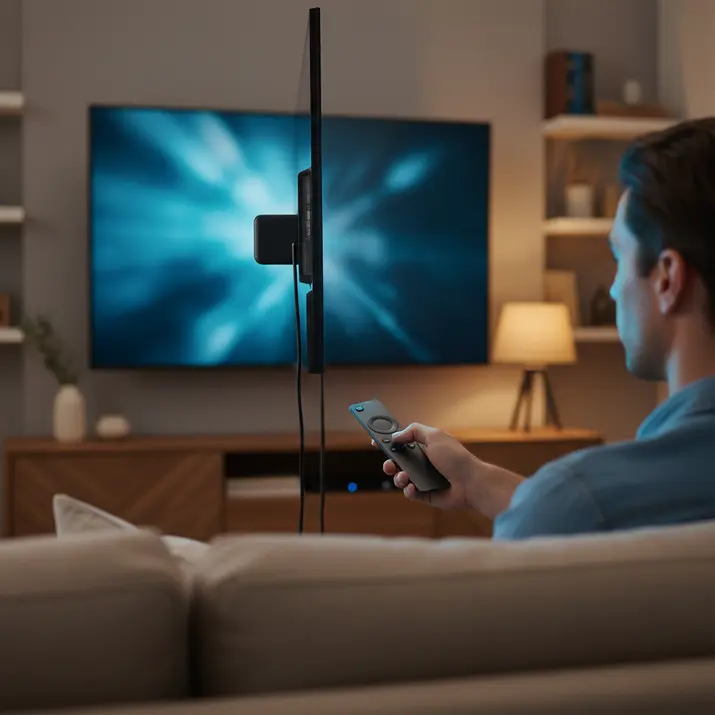 Streaming stick setup for premium IPTV UK on a smart TV