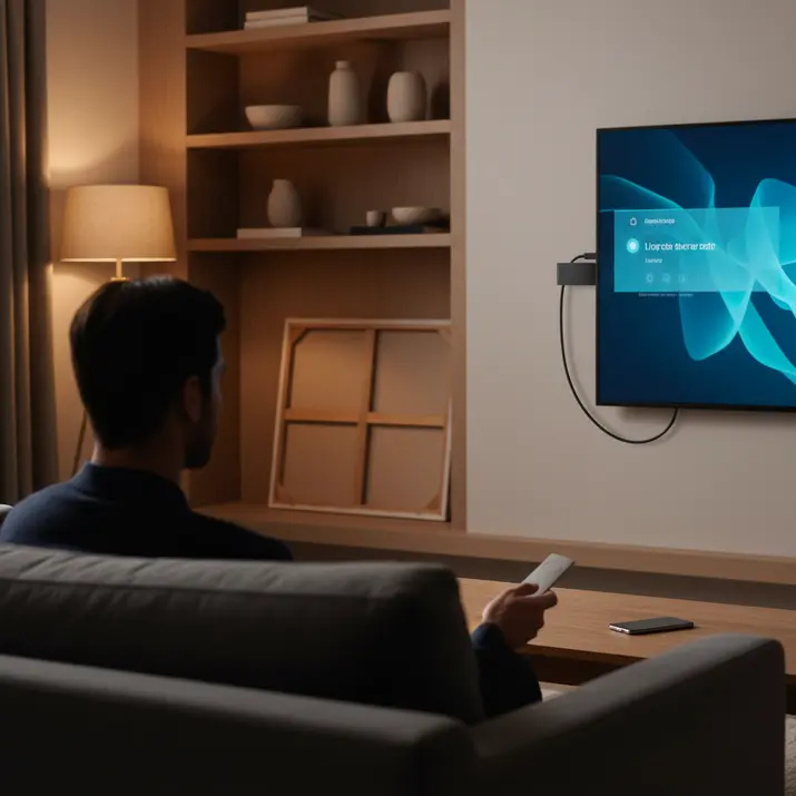 Streaming stick setup for UK IPTV on a Smart TV